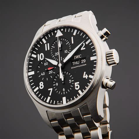 iwc classic pilot chrono automatic|iwc day date chronograph.